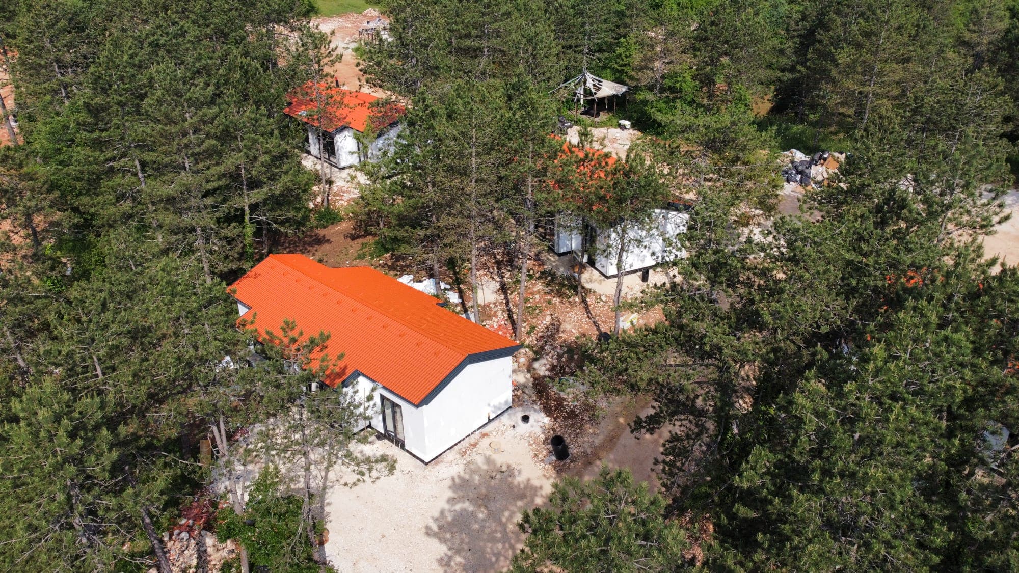 citadel.garden homes within a woodland setting